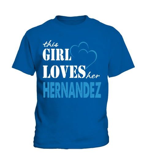 Hernandez This Girl Love her Hernandez  TeeForHernandez Kids T-Shirt