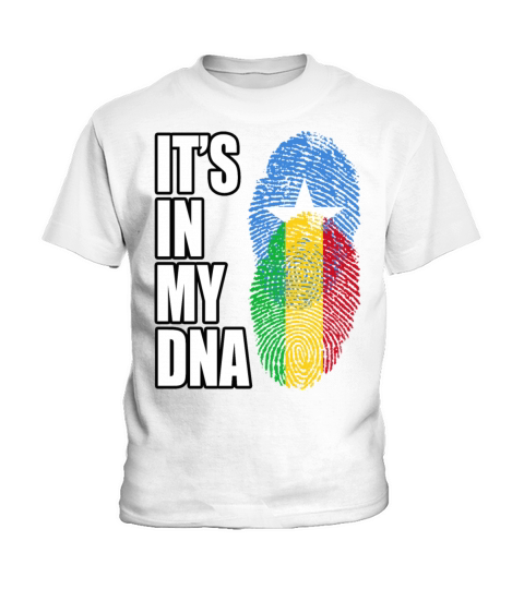Somali And Malian Vintage Heritage DNA Flag Kids T-Shirt