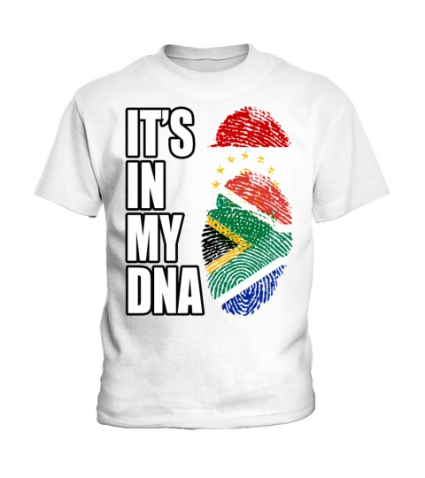 Tajikistani And South African Vintage Heritage DNA Kids T-Shirt