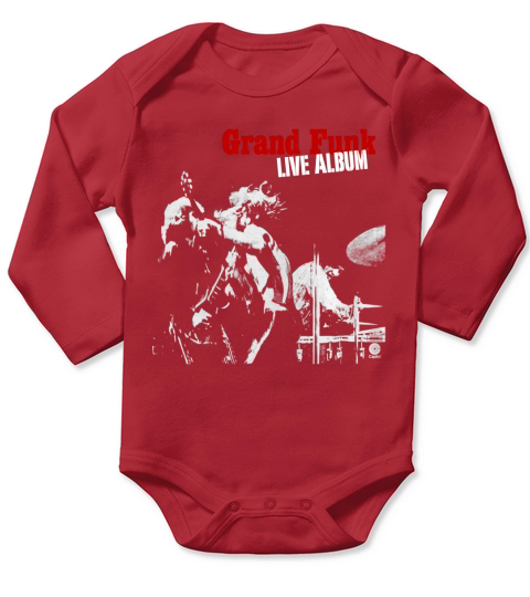 Grand Funk Live Album Fan Long Sleeve Baby One-Piece