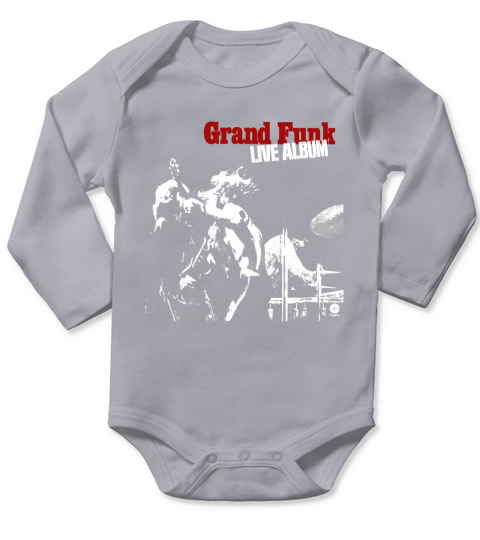 Grand Funk Live Album Fan Long Sleeve Baby One-Piece