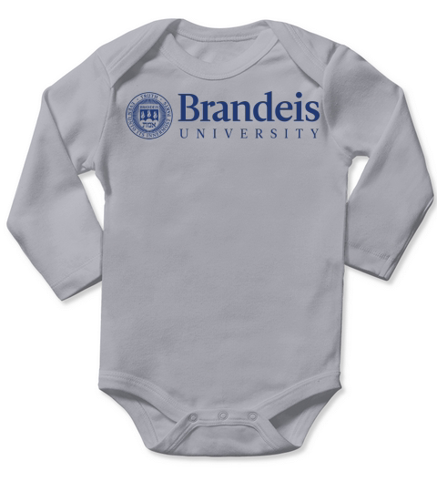 Simple Logo Brandeis University 2020 Long Sleeve Baby One-Piece
