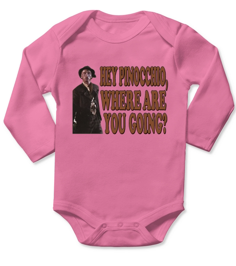 The burbs - Hey Pinocchio Long Sleeve Baby One-Piece