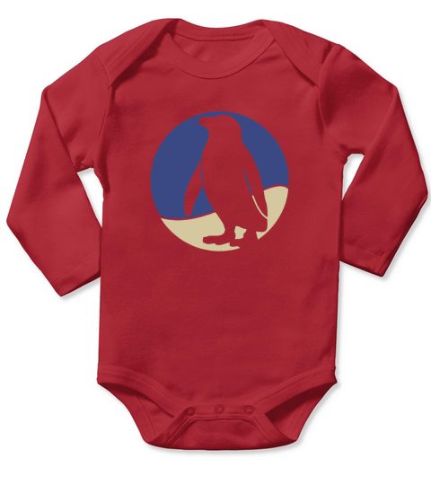 Wildlife  the African Penguin Long Sleeve Baby One-Piece