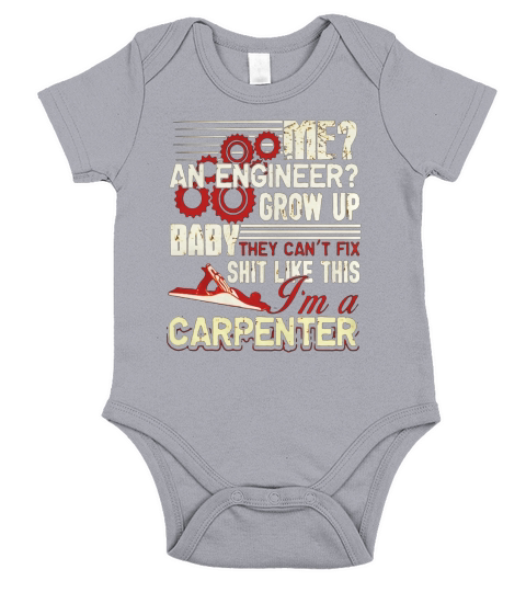 Carpenter Short Sleeve Baby One-Piece