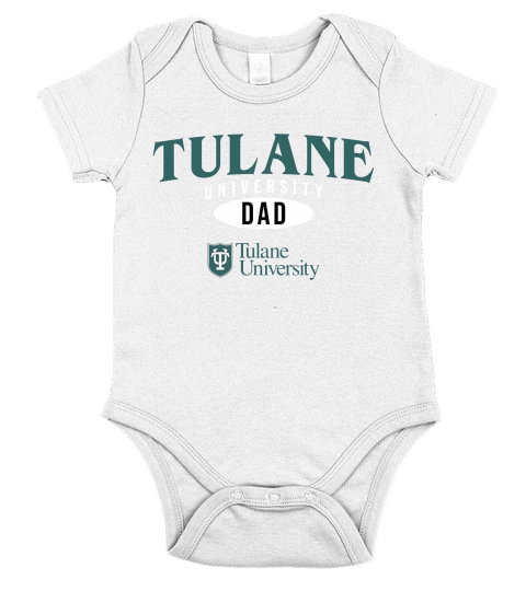 Champion Tulane University Dad 2020 Short Sleeve Baby One-Piece