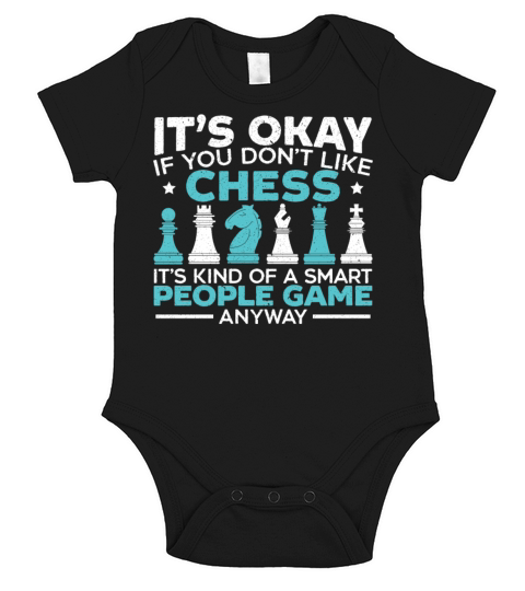 Checkmate Chess Player Board Game Grandmaster Short Sleeve Baby One-Piece