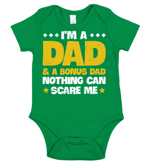 Fathers Day Stepdad Quote for a Bonus Dad Short Sleeve Baby One-Piece