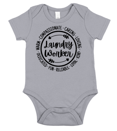 Laundry Worker Vintage Gift Short Sleeve Baby One-Piece