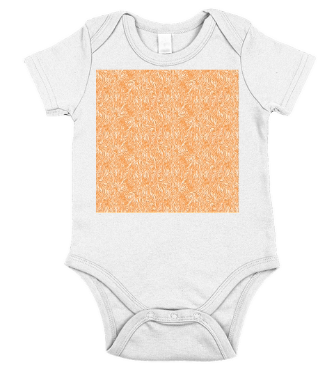 Penelope Orange CLA0411372B Bedding Sets Short Sleeve Baby One-Piece