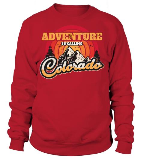 Colorado Retro Vintage Hiking Mountains Nature Sweatshirt Unisex