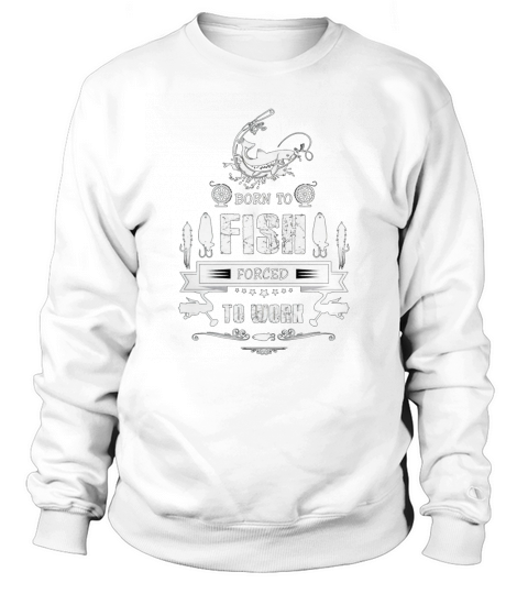 Fisher Angler Hooker funny Birthday Fishing Sweatshirt Unisex