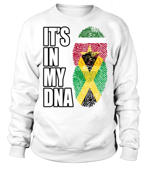 Surinamese And Jamaican Vintage Heritage DNA Flag Sweatshirt Unisex