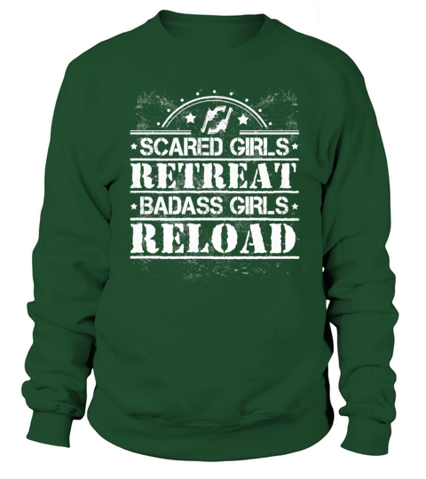This Girl Reloads Tactical Gun Shooting Tee Shirt Sweatshirt Unisex