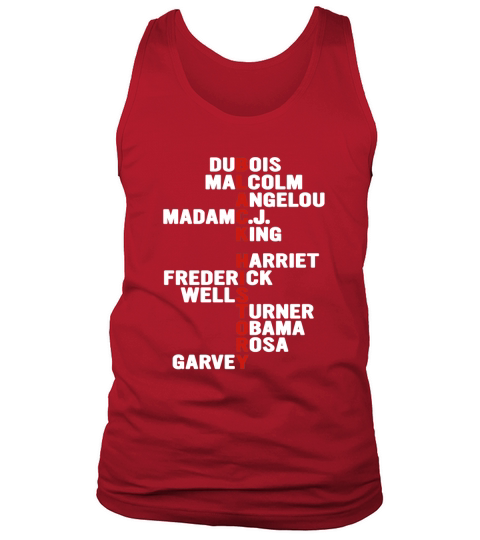 Black History Shirt T-Shirt Tank Top Unisex