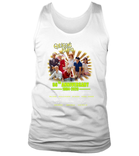Gilligans Island 56th anniversary 1964 2020 signatures shirt Tank Top Unisex
