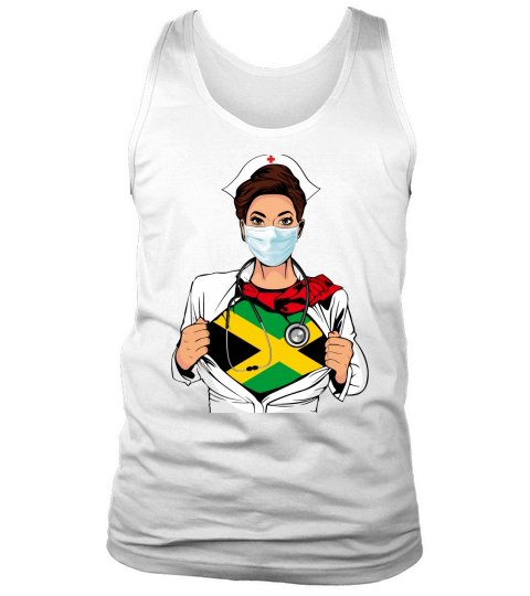 Nurse Strong Jamaica Blood Inside Me Nationality 2020 Tank Top Unisex