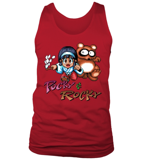 Pocky &amp;amp; Rocky - SNES Title Screen SHIRT Tank Top Unisex