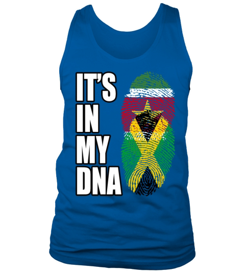 Surinamese And Jamaican Vintage Heritage DNA Flag Tank Top Unisex
