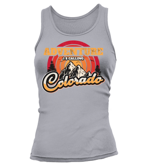 Colorado Retro Vintage Hiking Mountains Nature Tank top Woman