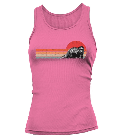 Otter Retro Vintage Sea Tank top Woman