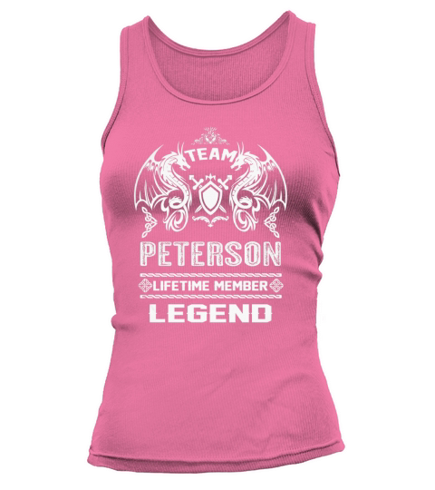PETERSON team lifetime member legend Tank top Woman