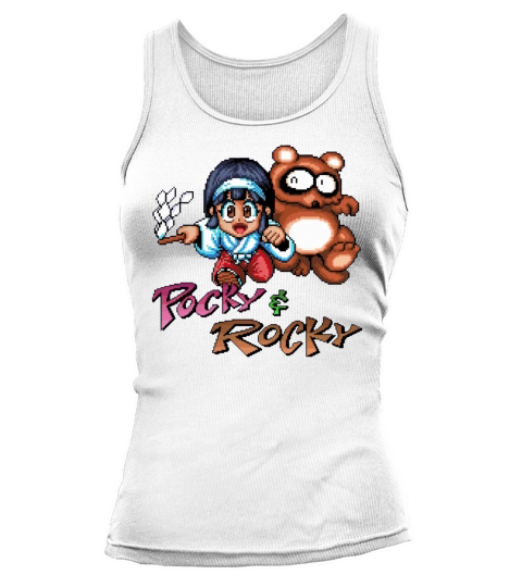 Pocky &amp;amp; Rocky - SNES Title Screen SHIRT Tank top Woman