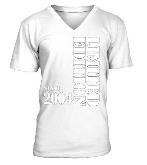 Limited Edition since 2004 vintage 18th Bithday V-Neck T-shirt