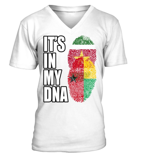 Surinamese And Bissau Guinean Vintage Heritage DNA V-Neck T-shirt