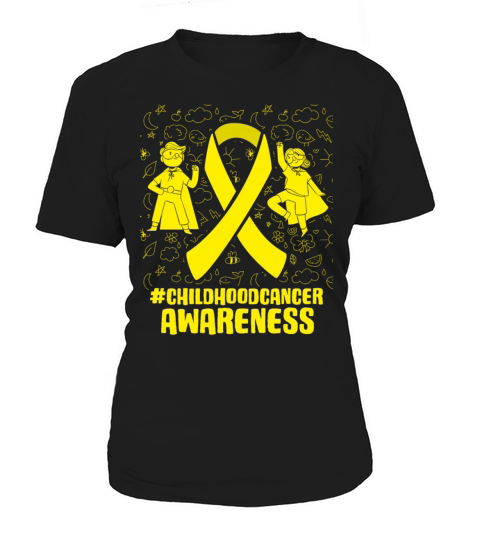 Childhood Cancer Awareness Month Gold Ribbon Women's T-Shirt