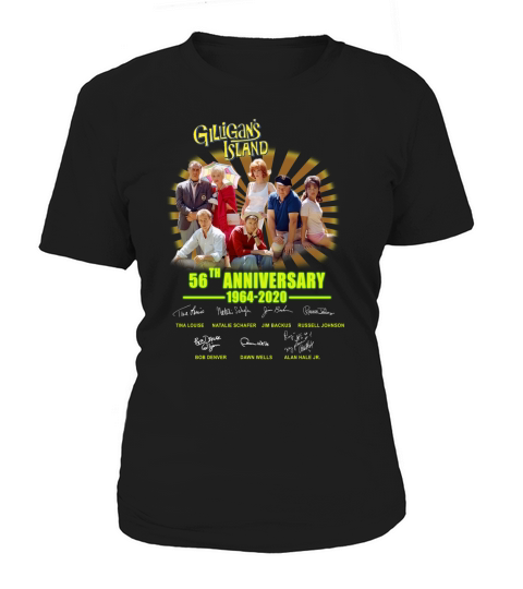 Gilligans Island 56th anniversary 1964 2020 signatures shirt Women's T-Shirt
