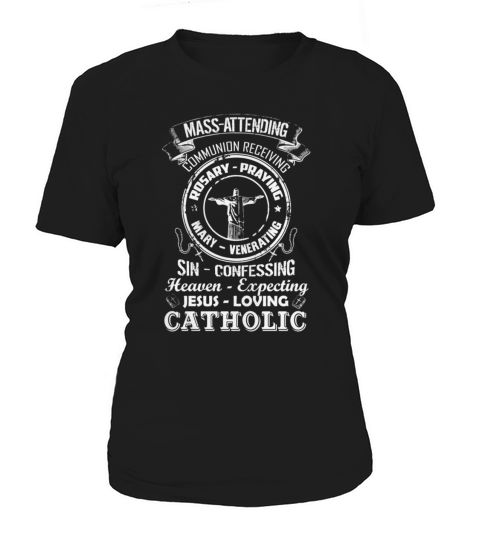 Jesus Loving Catholic Women's T-Shirt