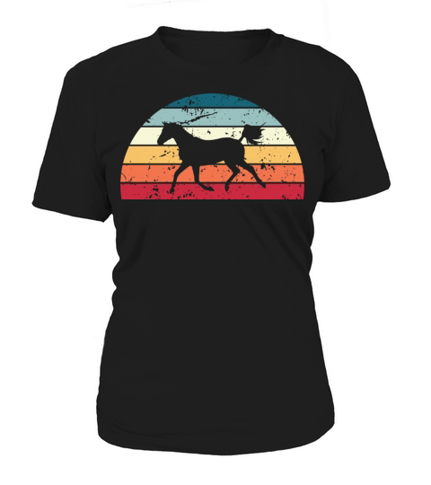 Retro Riding Sunset Vintage horses Sunrise Women's T-Shirt