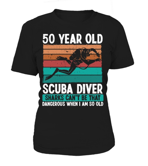 Scuba Diving 50th Birthday Idea for Scuba Diver Women's T-Shirt