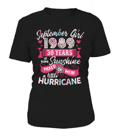 September Girl 1989 33 Years Of Being Sunshine Women's T-Shirt