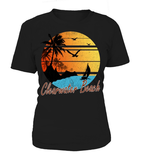 Vintage Clearwater Beach Summer Gift 2020 Women's T-Shirt