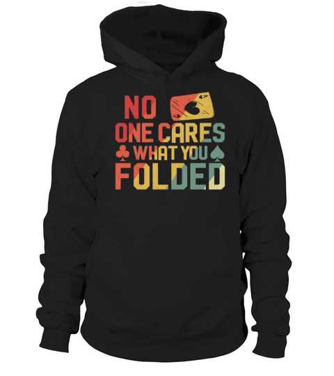 Poker Cards Vintage Retro No One Hoodie Unisex