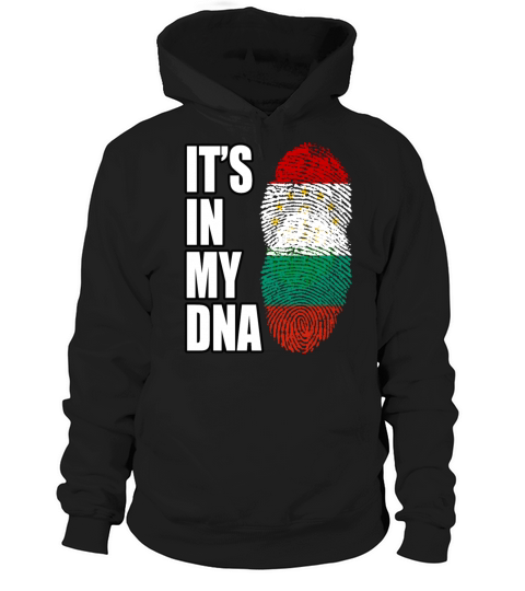 Tajikistani And Bulgarian Vintage Heritage DNA Fla Hoodie Unisex