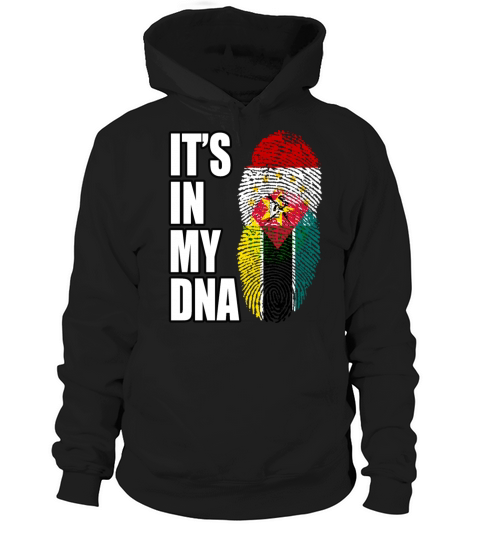 Tajikistani And Mozambican Vintage Heritage DNA Fl Hoodie Unisex