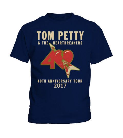 40th Anniversary Tour 2017 Tom Petty Kids T-Shirt