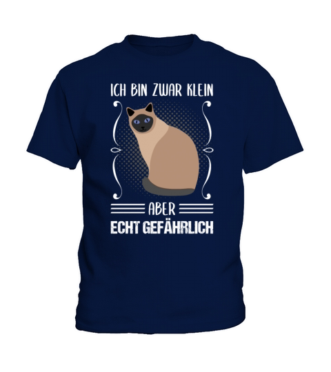 Cat Small But Dangerous Funny Quote Gift Kids T-Shirt
