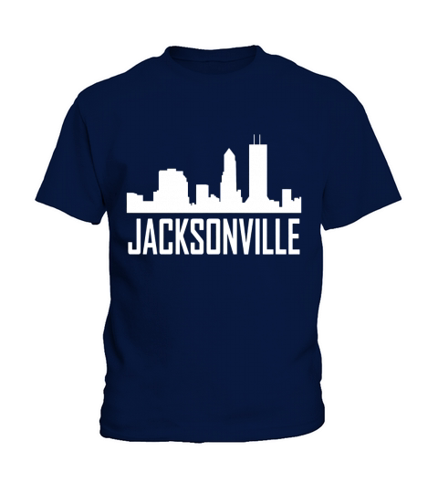Jacksonville Florida City Skyline - Mens Organic T-Shirt Kids T-Shirt