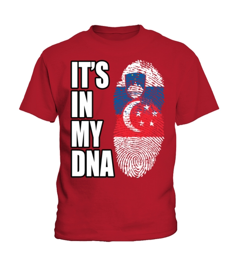 Slovenian And Singaporean Leonean Vintage Heritage Kids T-Shirt