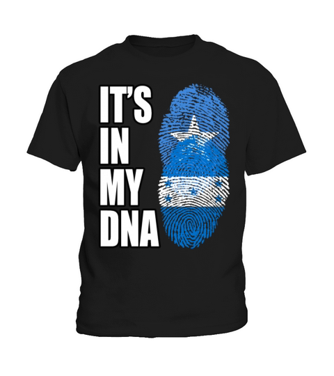 Somali And Honduran Vintage Heritage DNA Flag Kids T-Shirt
