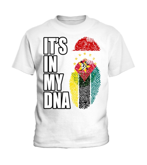 Tajikistani And Mozambican Vintage Heritage DNA Fl Kids T-Shirt