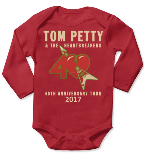40th Anniversary Tour 2017 Tom Petty Long Sleeve Baby One-Piece
