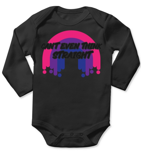 Bisexual Bi Pride Flag Rainbow Long Sleeve Baby One-Piece