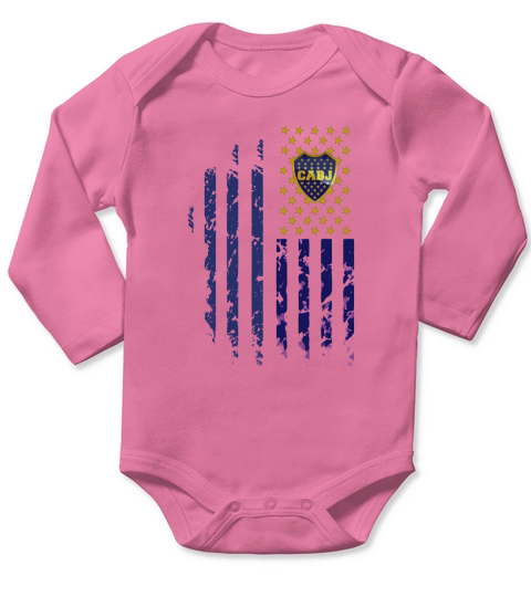 Boca Juniors Shirt - soccer Long Sleeve Baby One-Piece