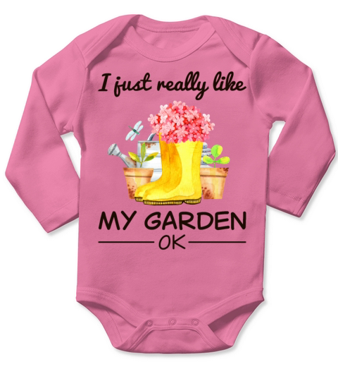 Garden Gardener Hobby Gardener Saying Gift Long Sleeve Baby One-Piece
