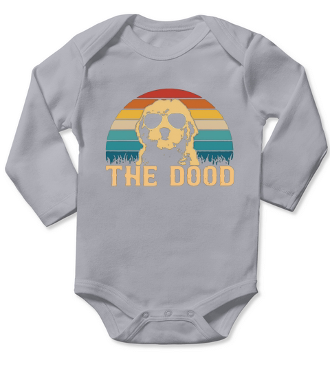 The Dood Goldendoodle Vintage Long Sleeve Baby One-Piece